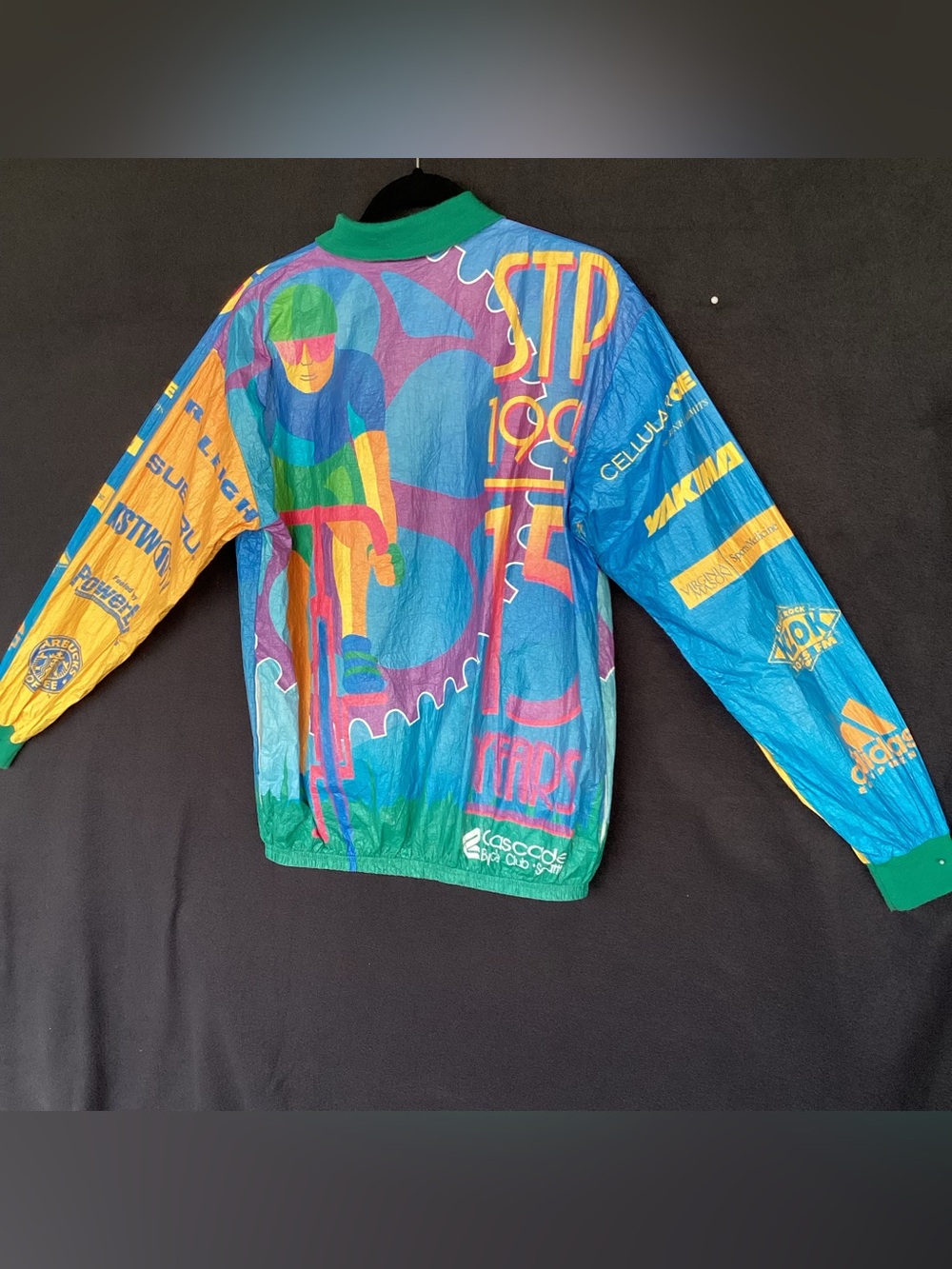 Vintage 1994 STP Seattle to Portland bicycling race by tyvek promo paper zip - Picture 10 of 10